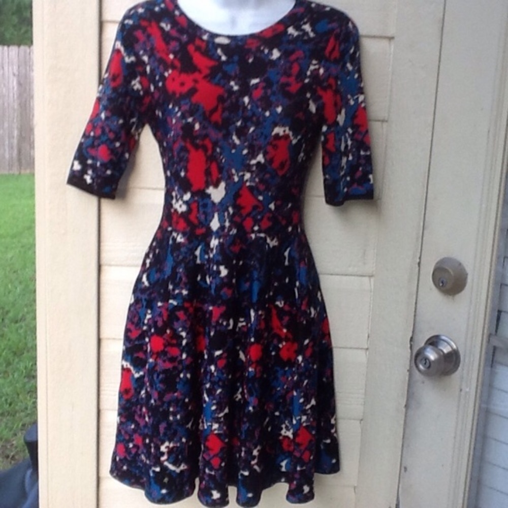 Cute fit and flair dress size small